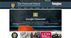 Desktop Screenshot of fernwoodschool.org.uk
